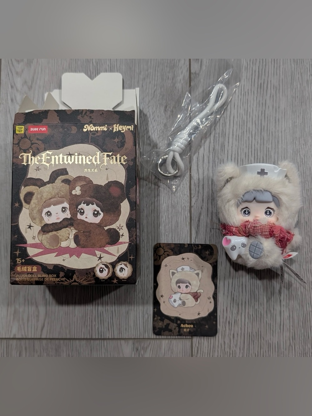 Nommi X Heymi. The Entwined Fate Series Plush -ACHEO-w/Box & Card